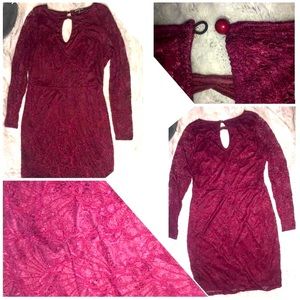 Maroon Charlotte Russe Dress